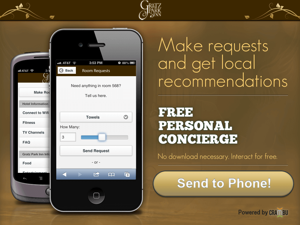 Hotel Concierge on iPad