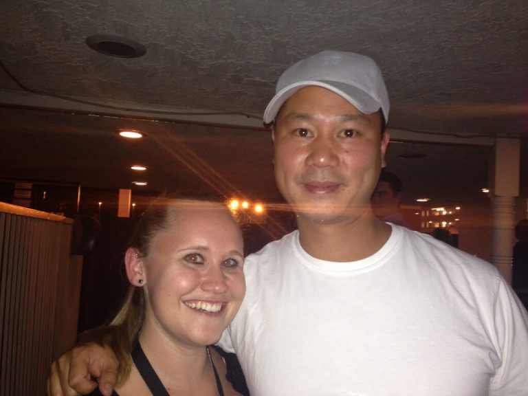 Debbie Miller with Debbie with Tony Hsieh