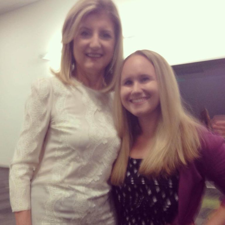 Debbie Miller with Debbie with Arianna Huffington
